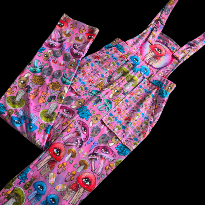 Ellie paisley Overalls size SMALL - Image 3