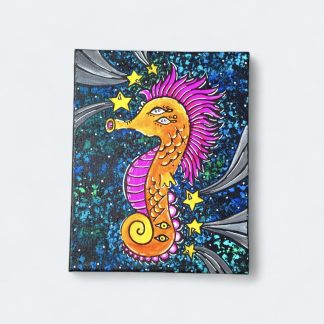 Seahorse canvas