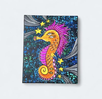 Seahorse canvas