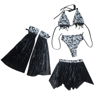 Flame outfit Handmade from etsy seller SIZE SMALL