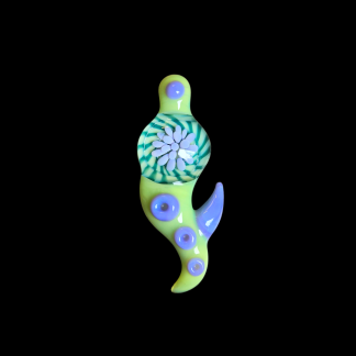 Implosion flower / horn pendant