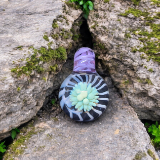 Implosion flower pendant