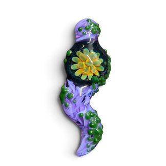 Mossy flower pendant
