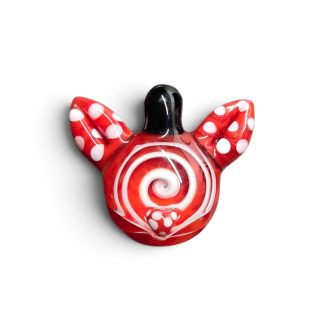 Mushroom kitty pendant